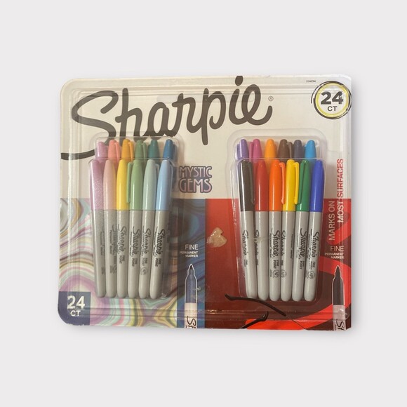 Sharpie Pen Set-24 Count (12-Primary 12-Pastel) NIB - Picture 3 of 6